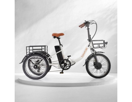 Triciclo ELÉCTRICO BIWBIK ( 2 colores Blanco y Negro )