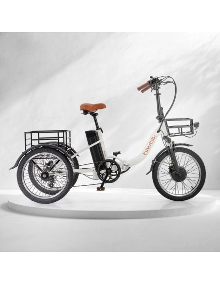 Triciclo ELÉCTRICO BIWBIK ( 2 colores Blanco y Negro )