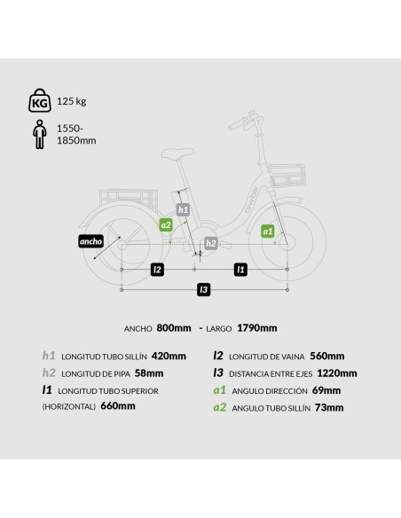 Triciclo ELÉCTRICO BIWBIK