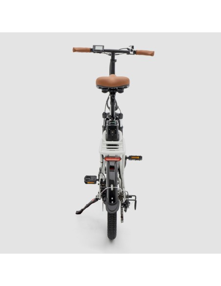 Bicicleta eléctrica plegable Biwbik Dublin White con acelerador