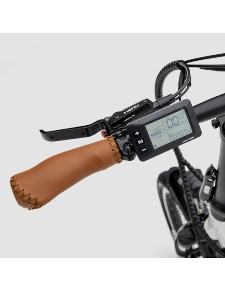 Bicicleta eléctrica plegable Biwbik Dublin White con acelerador