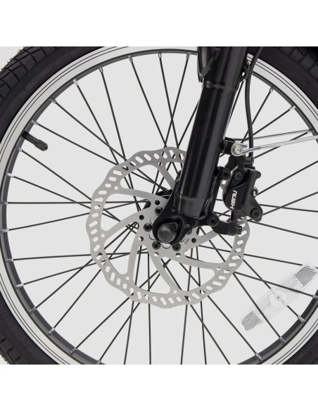 Bicicleta eléctrica plegable Biwbik Dublin White con acelerador