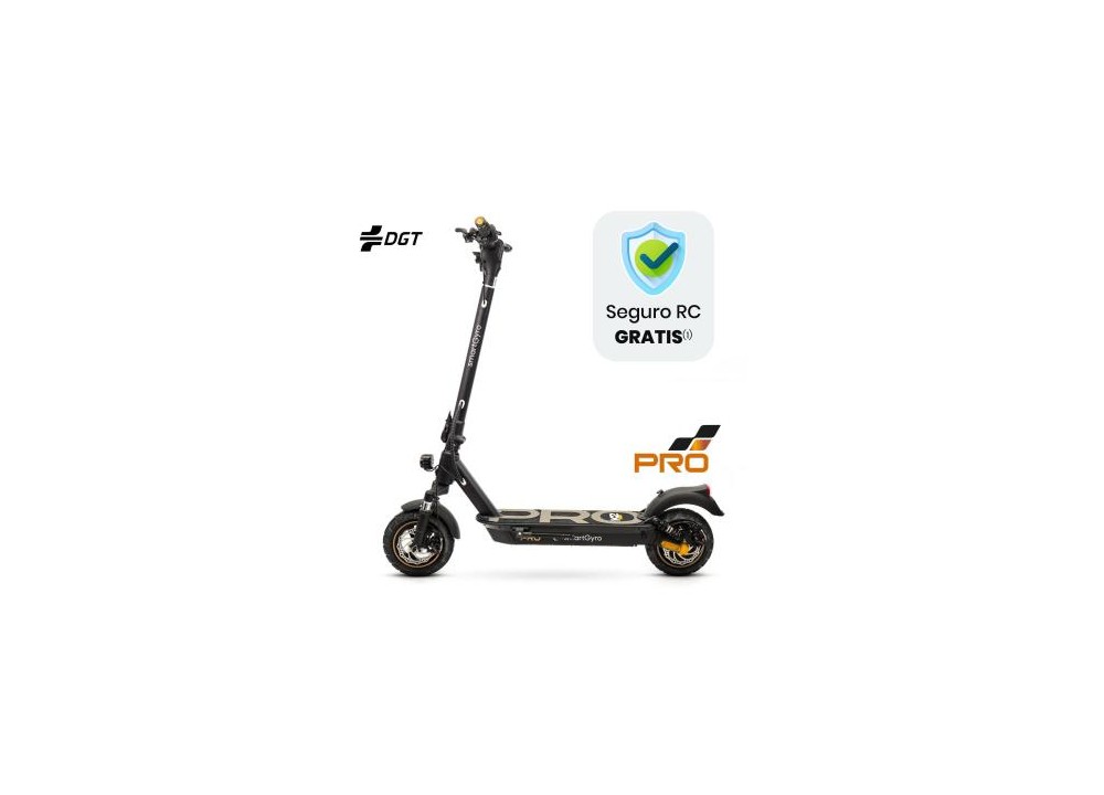 Patinete eléctrico smartGyro K2 PRO Black Certificado