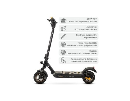 Patinete eléctrico smartGyro K2 PRO Black Certificado 2