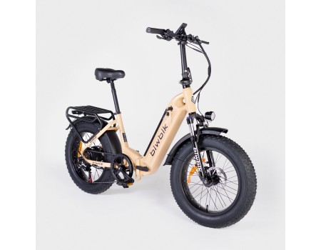 Bicicleta eléctrica plegable Biwbik Dakar Cream 2