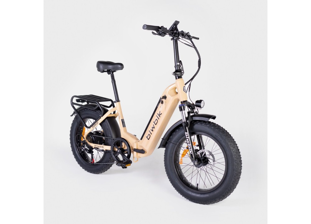 Bicicleta eléctrica plegable Biwbik Dakar Cream