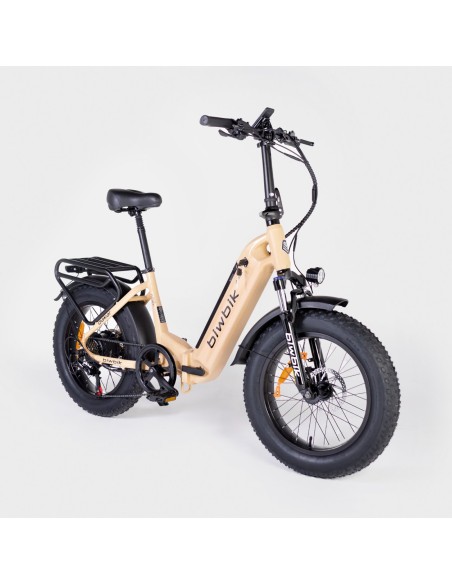 Bicicleta eléctrica plegable Biwbik Dakar Cream