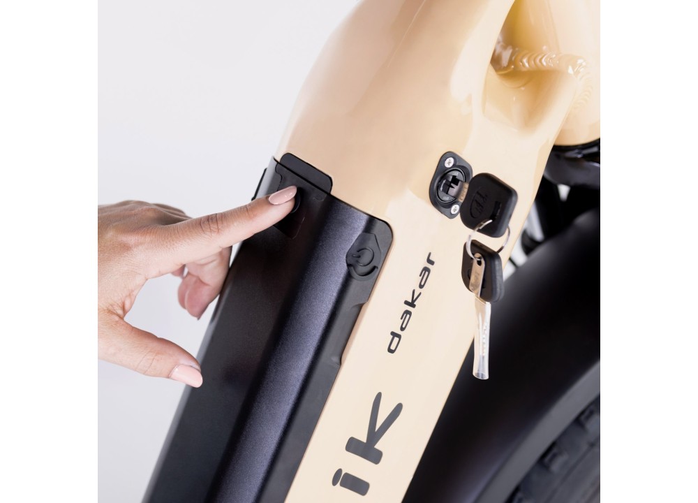 Bicicleta eléctrica plegable Biwbik Dakar Cream