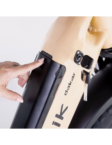 Bicicleta eléctrica plegable Biwbik Dakar Cream