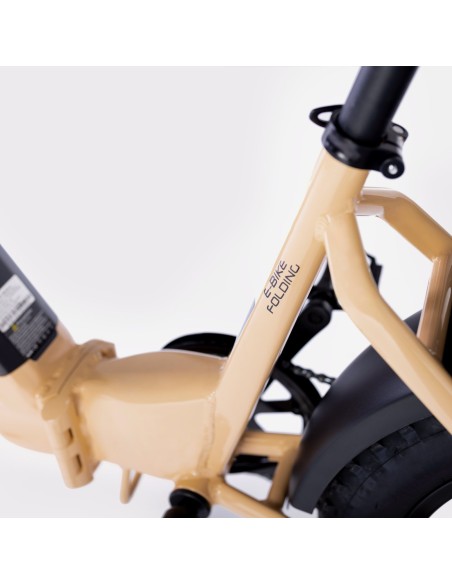 Bicicleta eléctrica plegable Biwbik Dakar Cream