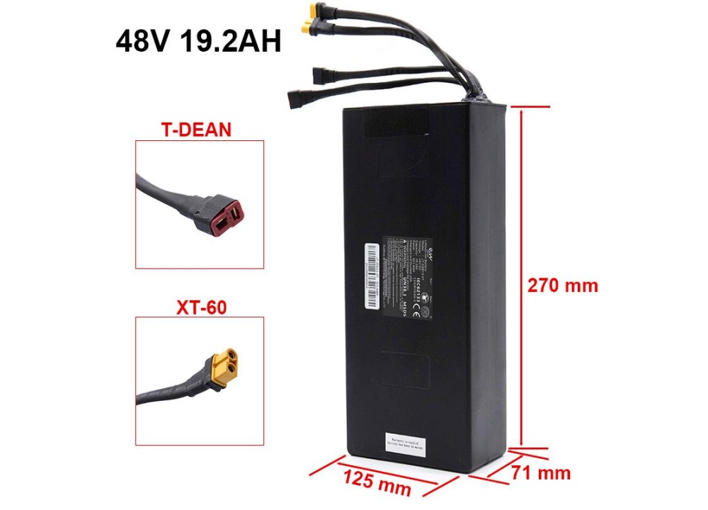 Batería 48V 19,2 A/h para patinete Smartgyro...