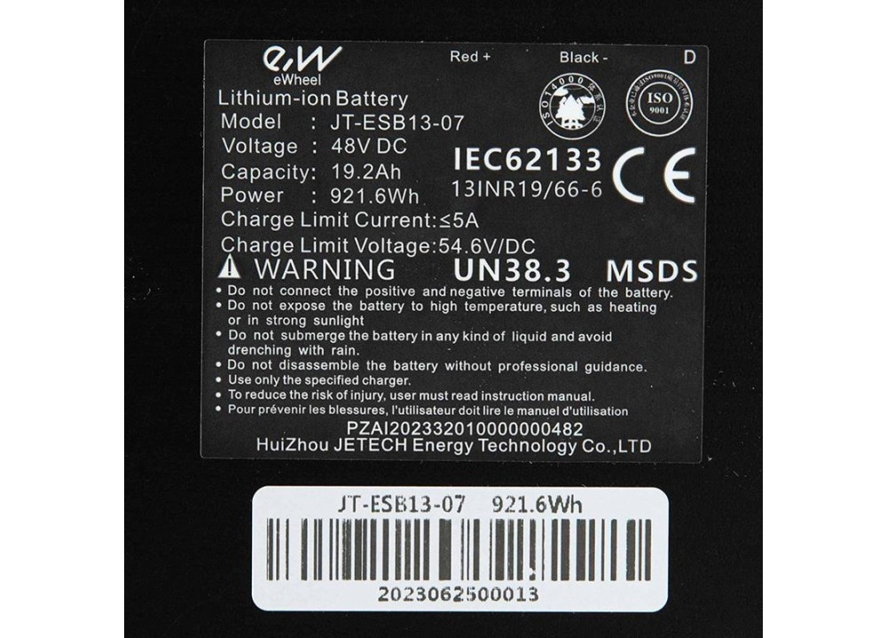 Batería 48V 19,2 A/h para patinete Smartgyro...