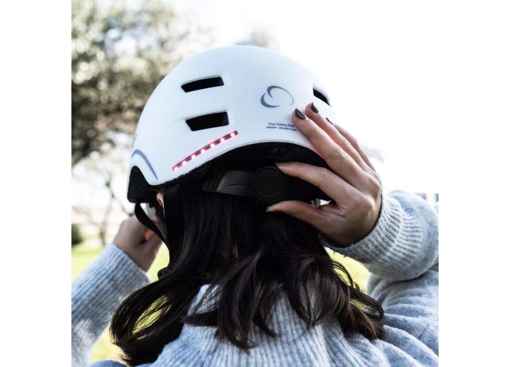 Casco Inteligente SmartGyro Smart Pro M Blanco,...