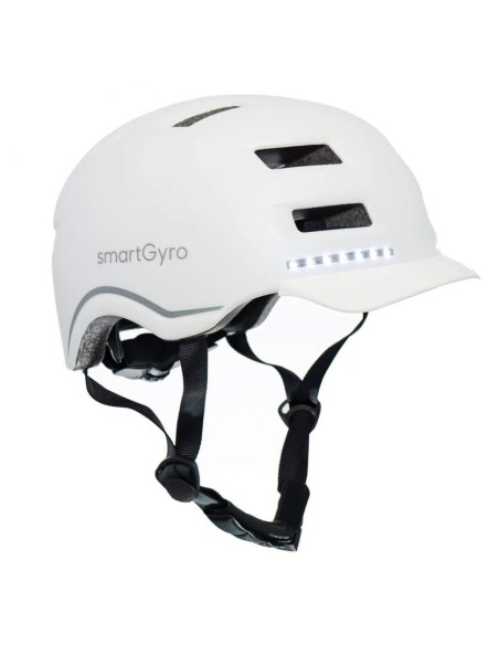Casco Inteligente SmartGyro Smart Pro M Blanco, Bluetooth