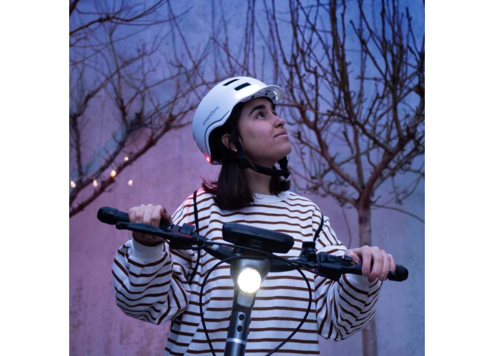 Casco Inteligente SmartGyro Smart Pro M Blanco,...