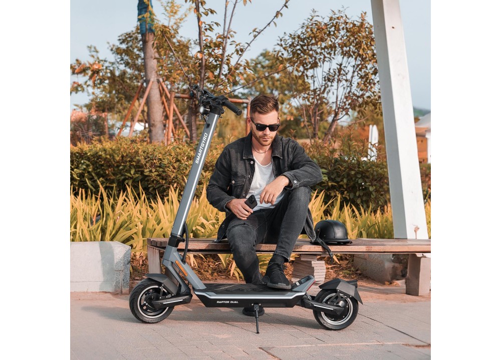 Patinete eléctrico smartGyro Raptor Dual Evo LR