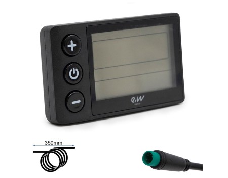 Display S866 con conector waterproof