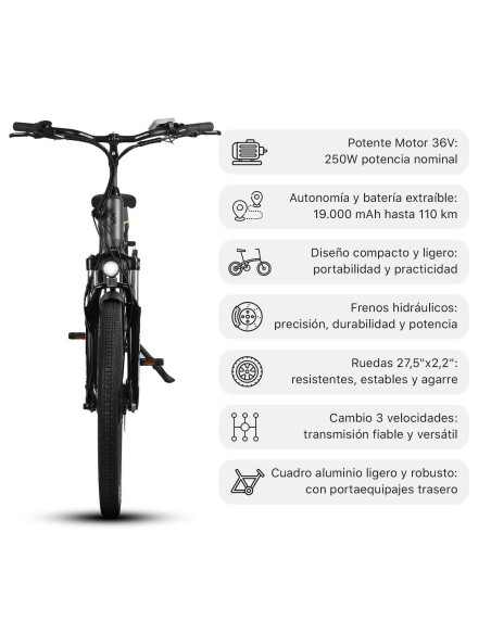 BICICLETA ELÉCTRICA EBIKE SMARTGYRO NÓMADA TITAN