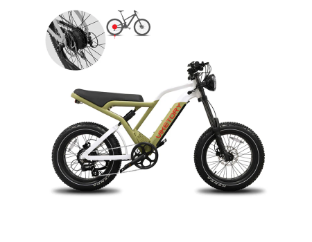 COMMANDO ebike FATBIKE Verde militar