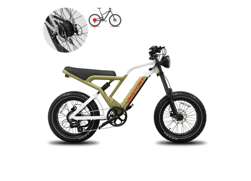 COMMANDO ebike FATBIKE Verde militar