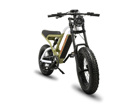 COMMANDO ebike FATBIKE Verde militar 2