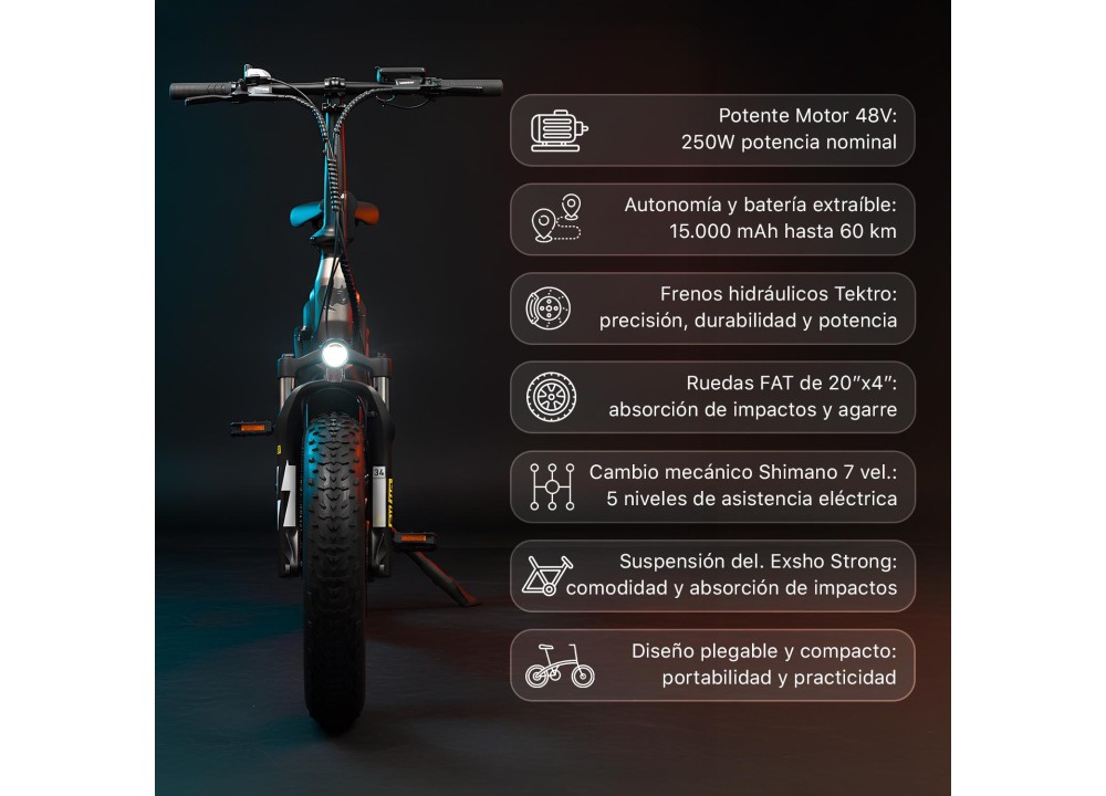 BICICLETA ELÉCTRICA SMARTGYRO EBIKE RHINO