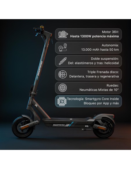 Patinete eléctrico Smartgyro K1