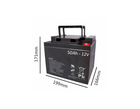 Batería 50h - 12V para scooter y silla eléctrica