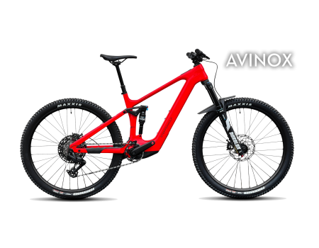 Bicicleta Steppenwolf Tundra 9.0 con motor Avinox Roja