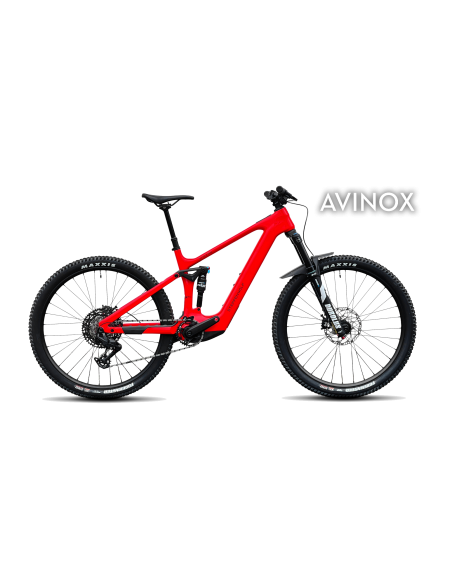 Bicicleta Steppenwolf Tundra 9.0 con motor Avinox Roja