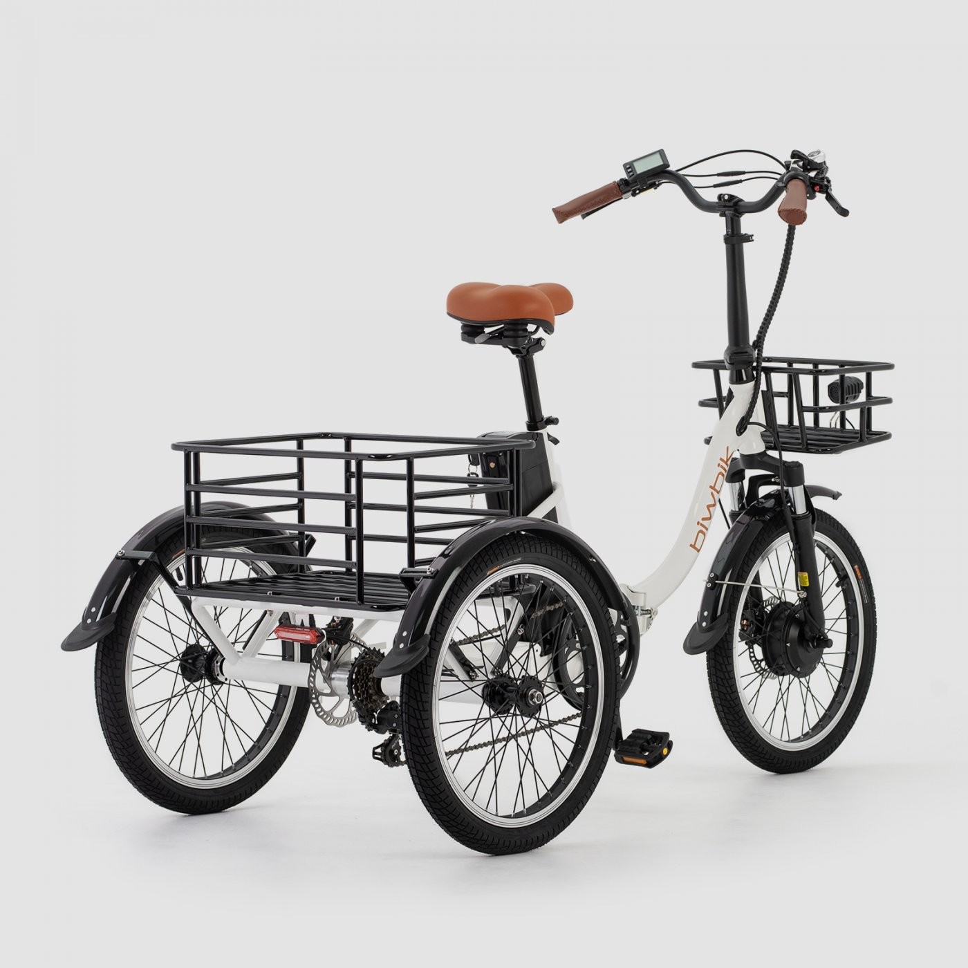 Triciclo ELÉCTRICO BIWBIK ( 2 colores Blanco y Negro )