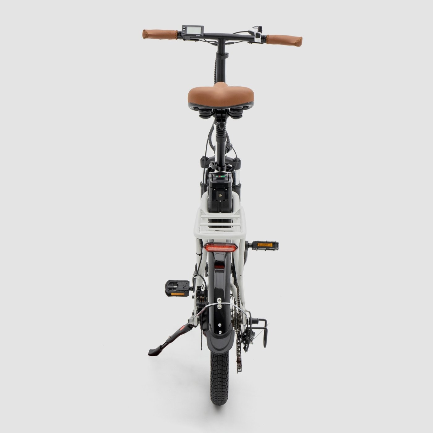 Bicicleta eléctrica plegable Biwbik Dublin White con acelerador