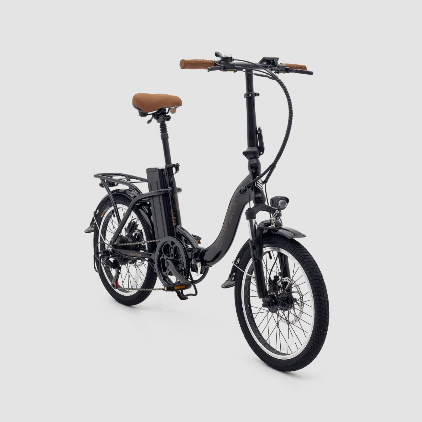 Bicicleta eléctrica plegable Biwbik Oslo Black