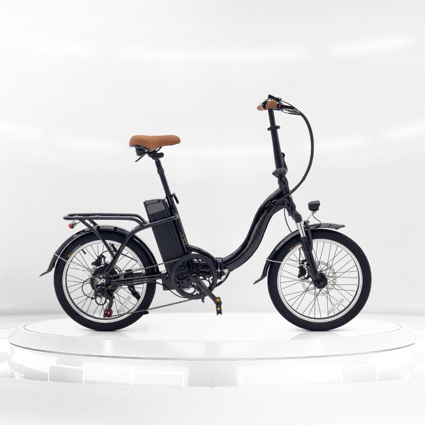 Bicicleta eléctrica plegable Biwbik Oslo Black