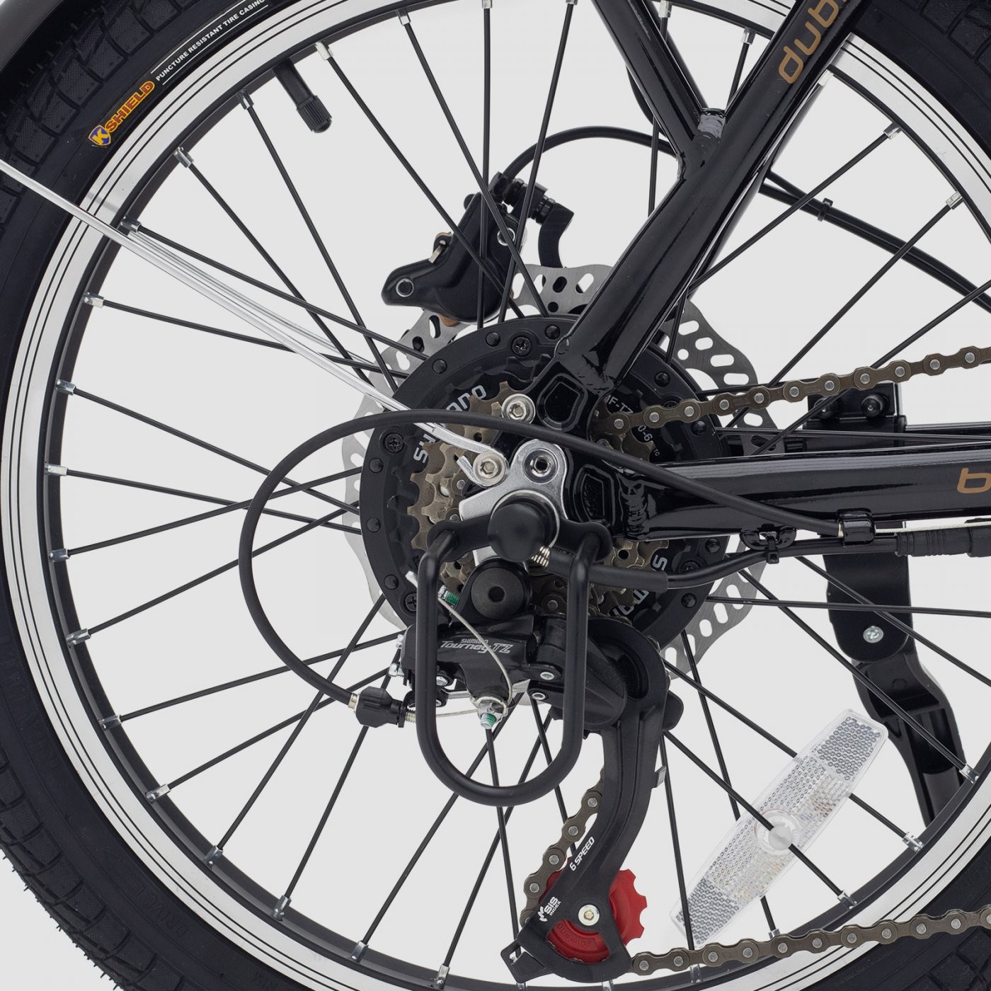 Bicicleta eléctrica plegable Biwbik Oslo Black