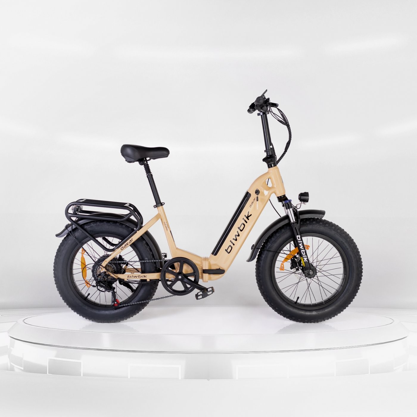 Bicicleta eléctrica plegable Biwbik NEGRA
