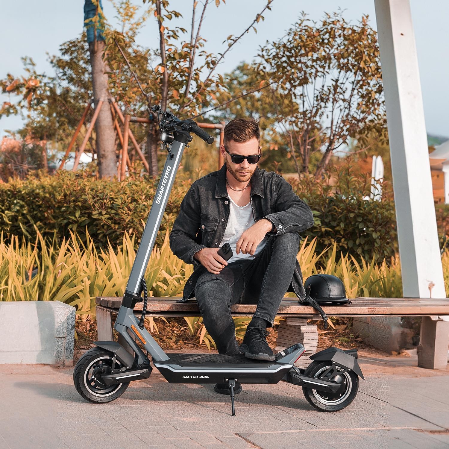 Patinete eléctrico smartGyro Raptor Dual Evo LR