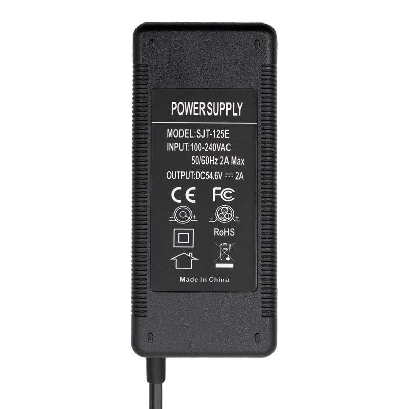 Cargador 48v (salida 54,6v) 2A conector GX16 (compatible smartgyro)