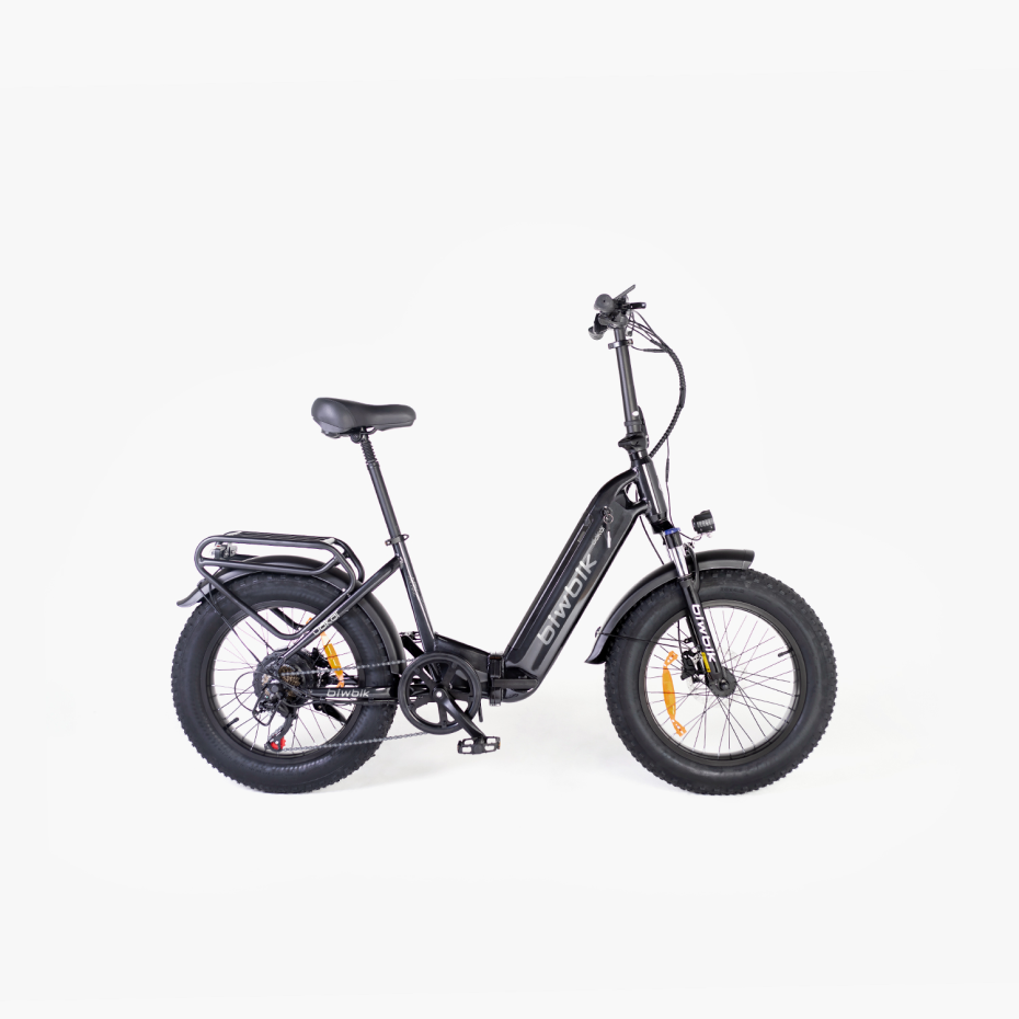 Bicicleta eléctrica plegable Biwbik NEGRA