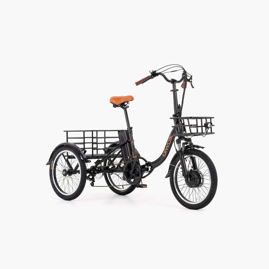 Triciclo ELÉCTRICO BIWBIK ( 2 colores Blanco y Negro )