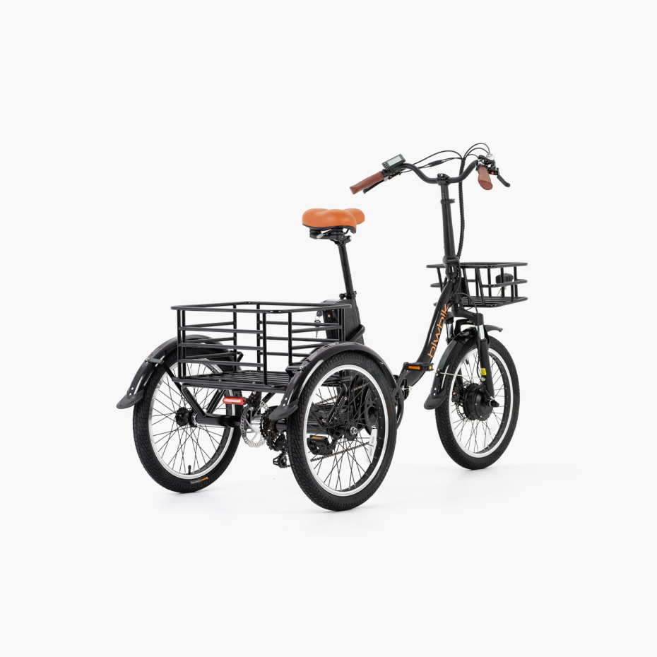 Triciclo ELÉCTRICO BIWBIK ( 2 colores Blanco y Negro )