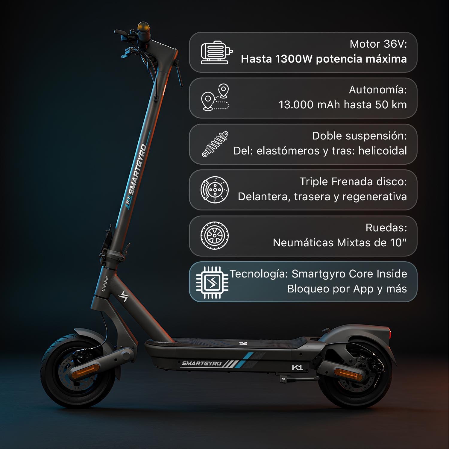 Patinete eléctrico Smartgyro K1