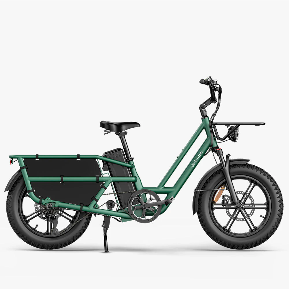 Fiido T2 Longtail Cargo E-bike | Bicicleta Eléctrica de Carga Versátil y Familiar