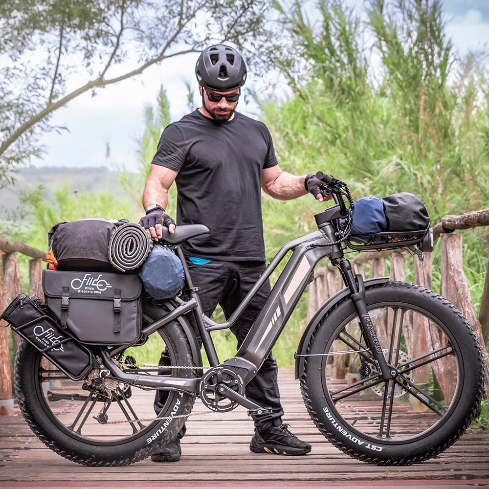 Fiido Titan Robust Cargo Electric Bike | Bicicleta Eléctrica Fat Tire de Gran Autonomía
