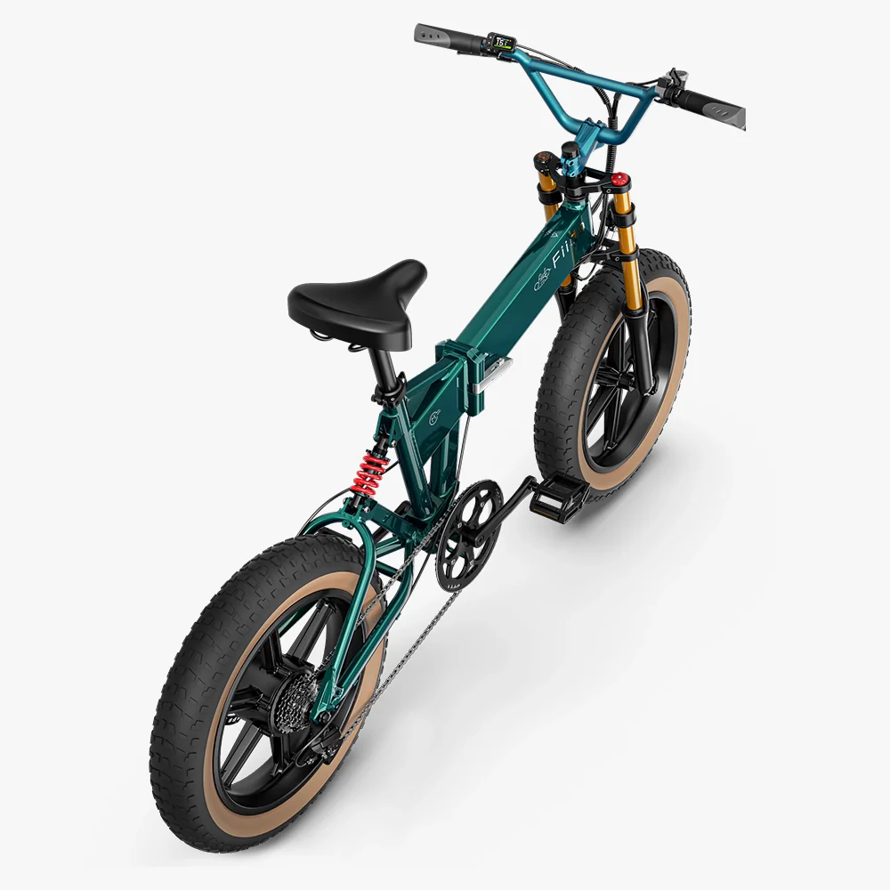 Fiido M1 Pro | Bicicleta Eléctrica Plegable Todoterreno con Doble Suspensión