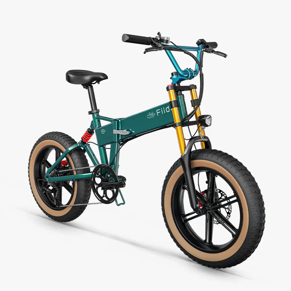 Fiido M1 Pro | Bicicleta Eléctrica Plegable Todoterreno con Doble Suspensión