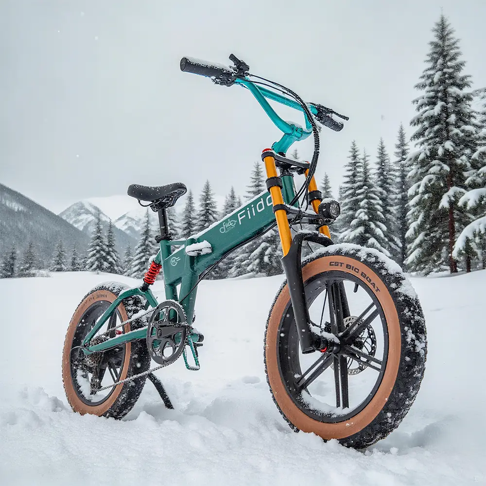 Fiido M1 Pro | Bicicleta Eléctrica Plegable Todoterreno con Doble Suspensión