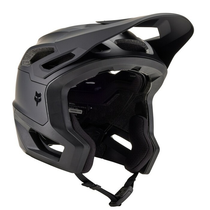 Casco Fox Dropframe Pro Negro Mate