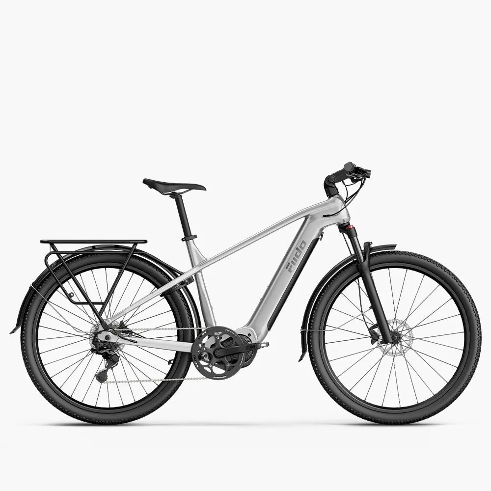 Fiido Nomads Pro Trekking E-bike | Bicicleta Eléctrica de Turismo con Motor Central de 100 Nm
